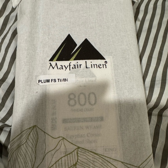 Mayfair Linen 100% Egyptian Cotton Full Fitted Sheet Only - 800 Thread Count 16" - Picture 6 of 7